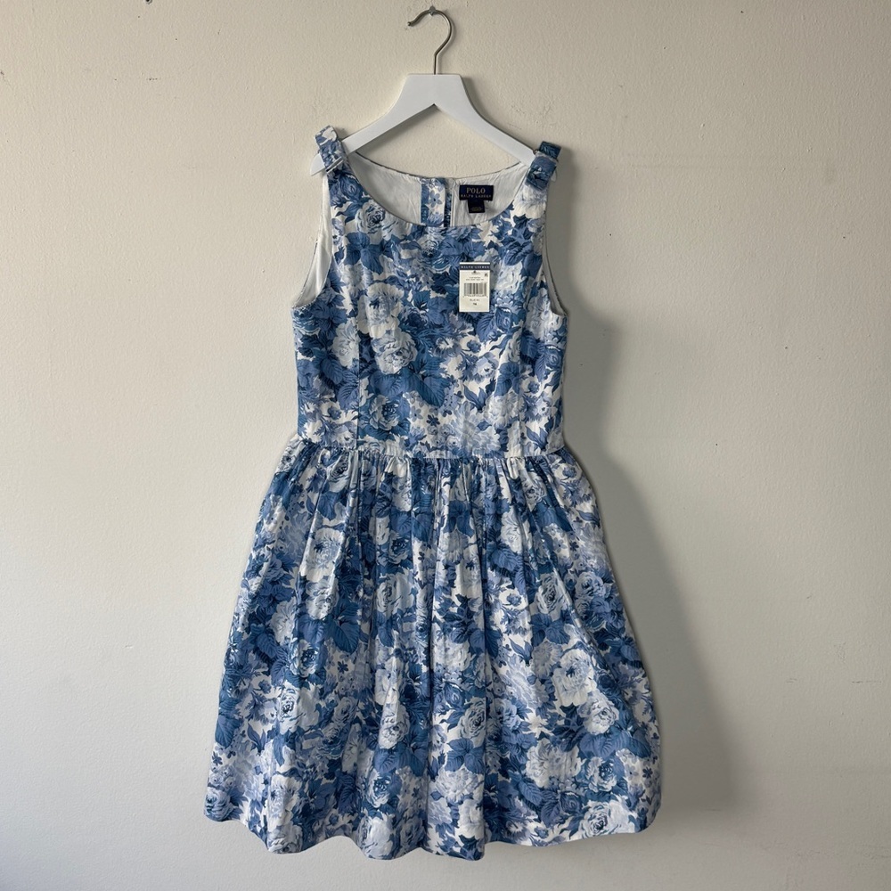 Polo Ralph Lauren Girls Sleeveless Floral Dress - 16